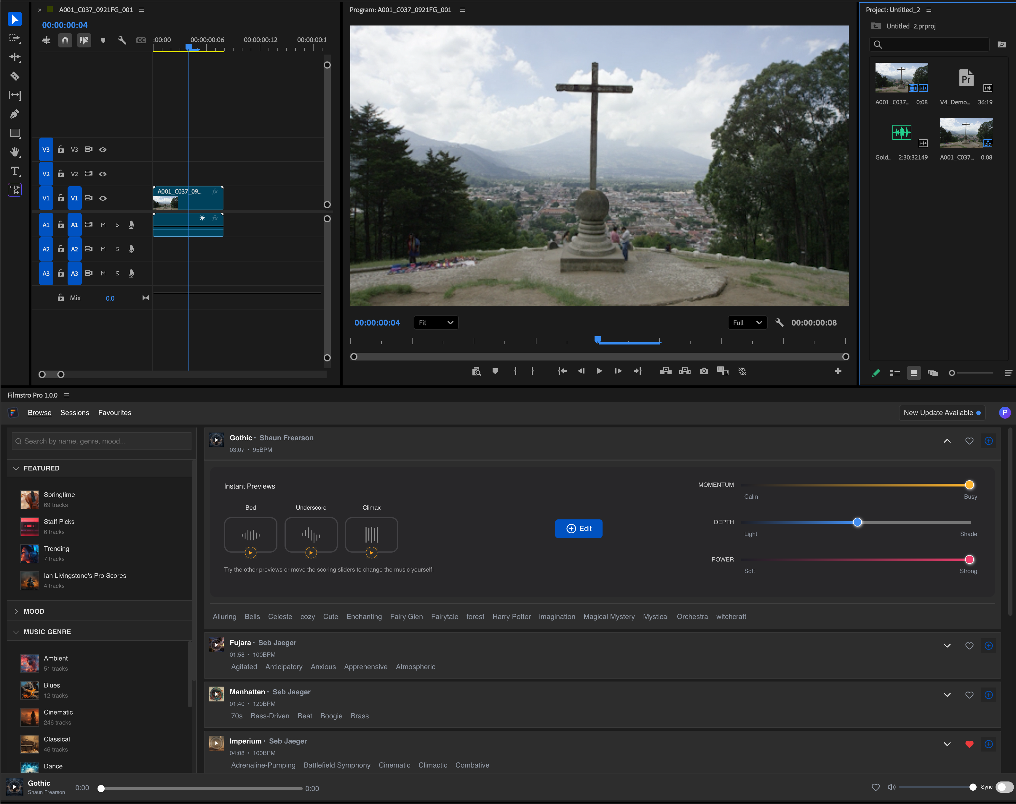 Filmstro Pro for Premiere Pro